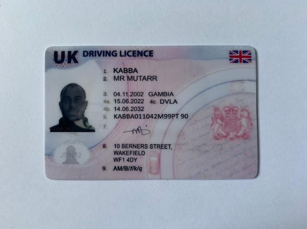 UK Driving Licence